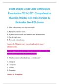 North Dakota Correctional Officer  Certification Examination 2026&ndash;2027 &vert;  Comprehensive Question Practice Test  with Answers & Rationales&vert; Free Pdf  Access