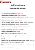 Med Surg 3 Exam 1 Verified Nursing Questions & Answers