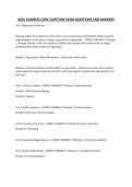 WGU BUSINESS CORE CAPSTONE EXAM QUESTIONS AND ANSWERS&period;