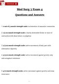 Med Surg 3 Exam 4 Verified Nursing Questions & Answers