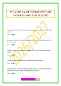 FINA 3317 EXAM 1 QUESTIONS AND ANSWERS 100&percnt; PASS 2026&sol;2027