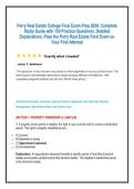 Perry Real Estate College Final Exam Prep 2026&colon; Complete  Study Guide with 150 Practice Questions&comma; Detailed  Explanations&comma; Pass the Perry Real Estate Final Exam on  Your First Attempt 