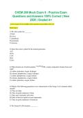 CHEM 280 Mock Exam II - Practice Exam Questions and Answers 100&percnt; Correct &vert; New 2026 &vert; Graded A&plus;