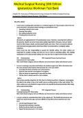 Medical Surgical Nursing 10th Edition Test Bank &ndash; Complete Q&A