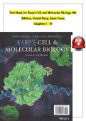 Karp&rsquo;s Cell and Molecular Biology&comma; 9th Edition &ndash; Test Bank &ndash; Gerald Karp&comma; Janet Iwasa &ndash; Chapters 1&ndash;18