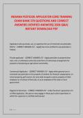 INDIANA PESTICIDE APPLICATOR CORE TRAINING  EXAM BANK 370 QUESTIONS AND CORRECT  ANSWERS &lpar;VERIFIED ANSWERS&rpar; 2026 Q&A&vert;  INSTANT DOWNLOAD PDF 