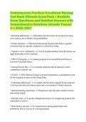 Contemporary Practical Vocational Nursing Test Bank Ultimate Exam Pack &vert; Realistic Exam Questions and Detailed Answers with Comprehensive Solutions &lpar;Already Passed A&plus;&rpar; 2026&sol;2027