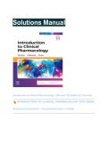 Solutions Manual Introduction to Clinical Pharmacology&comma; 10th and 11th Edition by Visovsky-1&period;pdf