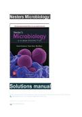 Solutions manual for Nesters Microbiology Human Perspective &lpar;10th Ed&rpar; by Anderson&comma; Salm&comma; Beins & Nester &lowbar;Questions And Answers With Solutions &period;pdf