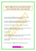 MNGT 4800 FINAL EXAM QUESTIONS AND ANSWERS 100&percnt; PASS 2026&sol;2027