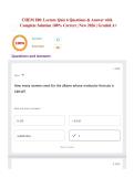 CHEM 280&colon; Lecture Quiz 6 Questions & Answer with Complete Solution 100&percnt; Correct &vert; New 2026 &vert; Graded A&plus;