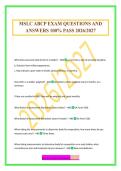 MSLC ABCP EXAM QUESTIONS AND ANSWERS 100&percnt; PASS 2026&sol;2027