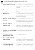 Honeywell Pro-Watch Certified Installer &sol; Exam Practice &sol; Study Guide 2025 &sol; Practice Test &sol; Score 100&percnt;