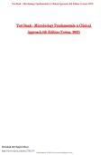 Microbiology Fundamentals&colon; A Clinical Approach&comma; 4th Edition &ndash; Test Bank &ndash; Cowan
