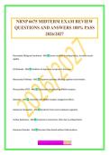 NRNP 6675 MIDTERM EXAM REVIEW QUESTIONS AND ANSWERS 100&percnt; PASS 2026&sol;2027