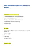Dama DMbok exam Questions and Correct Answers