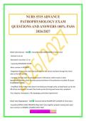NURS 5315 ADVANCE PATHOPHYSIOLOGY EXAM QUESTIONS AND ANSWERS 100&percnt; PASS 2026&sol;2027