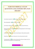 NURS 5315 MODULE 1 EXAM QUESTIONS AND ANSWERS 100&percnt; PASS 2026&sol;2027
