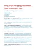 CIP C112 Practical Issues In Claims Management Exam Actual Exam Newest Complete 150 Questions And Correct Detailed Answers&vert; Already Graded A&plus;
