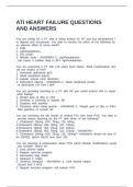 ATI HEART FAILURE QUESTIONS AND ANSWERS