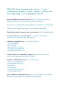 FMF CGE Exam Questions and Answers &ndash; Practice Questions with Solutions Newest Complete Questions And Correct Detailed Answers&vert; Already Graded