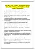 APCO Final Exam Questions with All Correct & 100&percnt; Verified Answers &vert;Actual Complete Exam &vert;Already Graded A&plus; &lpar;Just Released&rpar;
