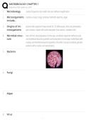 Microbiology Chapter 1 Study Guide &ndash; Introduction to Microorganisms&comma; History & Practice Questions &lpar;2025&rpar;