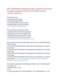 NSG 3160 Health Assessment Exam 3 Actual Exam Newest Complete Questions And Correct Detailed Answers&vert; Already Graded A&plus;