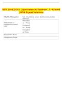 Package deal &colon;&colon; NUR 256 Exams Questions and Answers &vert; 2026&sol;2027