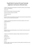 PrepIQ North Carolina NC Aerial Pesticide Applicator Contractors Ultimate Exam 