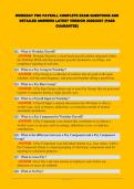 WORKDAY PRO PAYROLL COMPLETE EXAM QUESTIONS AND DETAILED ANSWERS LATEST VERSION 2026&sol;2027 &lpar;PASS GUARANTEE&rpar;