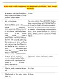 NURS 401 Exam &vert; Questions and Answers &vert; A&plus; Graded &vert; With Expert  Solutions