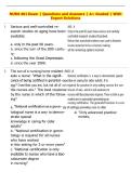 NURS 401 Exam &vert; Questions and Answers &vert; A&plus; Graded &vert; With  Expert Solutions