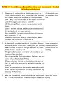 NURS 401 Heart Disease Exam &vert; Questions and Answers &vert; A&plus; Graded  &vert; With Expert Solutions