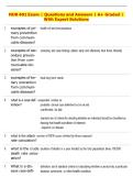 NUR 401 Exam &vert; Questions and Answers &vert; A&plus; Graded &vert;  With Expert Solutions