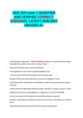 NSG 223 exam 1 QUESTIONS AND VERIFIED CORRECT ANSWERS LATEST 2026-2027 GRADED A&plus; 100- GUARANTEED PASS&period;