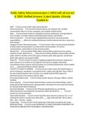 Public Safety Telecommunicators 1 APCO with all Correct & 100&percnt; Verified Answers &vert;Latest Update &vert;Already Graded A&plus;