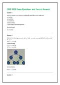 CSCE 2100 Exam Questions and Correct Answers