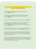 NUR 265 Renal Review Exam &vert; Questions and Answers &vert; A&plus;  Graded &vert; With Expert Solutions 