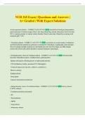 NUR 265 Exam &vert; Questions and Answers &vert;  A&plus; Graded &vert; With Expert Solutions 