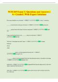 NUR 265 Exam 2 &vert; Questions and Answers &vert;  A&plus; Graded &vert; With Expert Solutions 