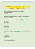 Nur 265 Cardio Exam &vert; Questions and Answers &vert; A&plus;  Graded &vert; With Expert Solutions 