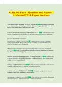 NURS 265 Exam &vert; Questions and Answers &vert;  A&plus; Graded &vert; With Expert Solutions 