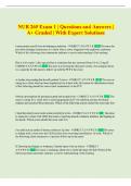 NUR 265 Exam 1 &vert; Questions and Answers &vert;  A&plus; Graded &vert; With Expert Solutions