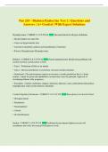 Nur 265 - Diabetes&sol;Endocrine Test 2 &vert; Questions and  Answers &vert; A&plus; Graded &vert; With Expert Solution