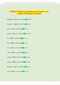 NUR265 LABS Exam &vert; Questions and Answers &vert; A&plus;  Graded &vert; With Expert Solutions