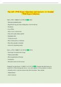 Nur 265 &ndash; PVD Exam &vert; Questions and Answers &vert; A&plus; Graded  &vert; With Expert Solutions