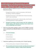 WGU D196 Principles of Financial & Managerial  Accounting &ndash; Verified Exam Questions & Answers &vert; Latest  Update 2026 &vert; Exam Q&A PDF &vert; 100&percnt; Pass Guarantee