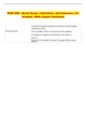 NUR 265- shock Exam &vert; Questions and Answers &vert; A&plus;  Graded &vert; With Expert Solutions 