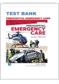Prehospital Emergency Care 12th Edition Test Bank &lpar;Mistovich&comma; Karren & Hafen&rpar; Chapters 1&ndash;44 &ndash; Verified Questions & Answers &vert; EMT Exam Prep
